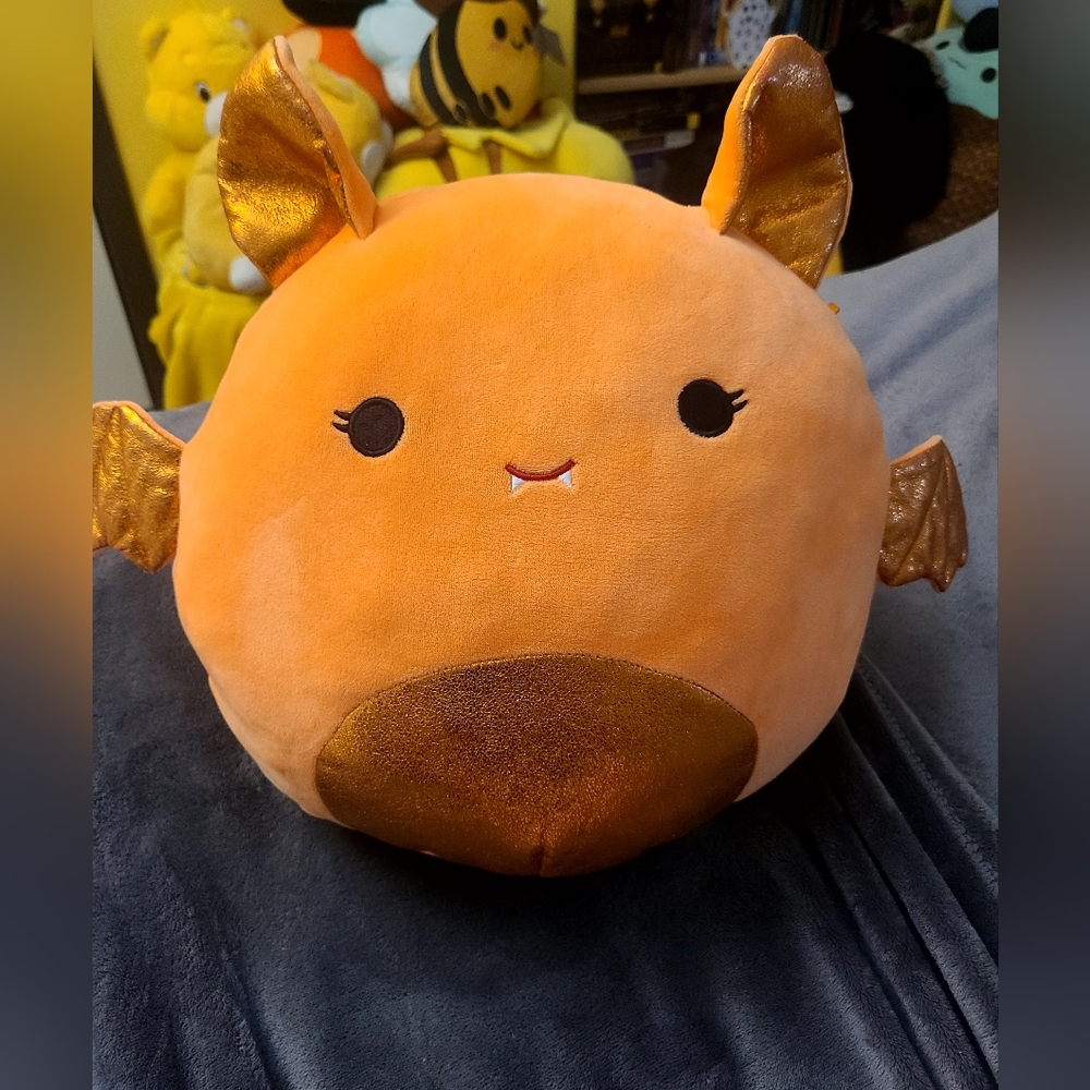USED Squishmallows Tangie the Bat 12" Stuffed Plush